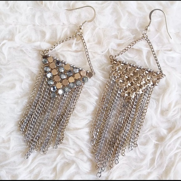 FREE GIFT!🎁 NEW Boho Dangle Earings Silver & Gold - Picture 7 of 9